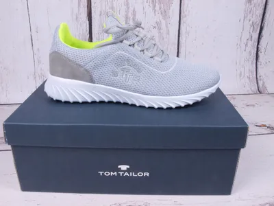 Obrázok produktu pre Tenisky Tom Tailor sneakers šedé s limetkovými detailmi 45