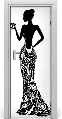 Produktbild von Tulup Türaufkleber 75x205 cm Dekorative Aufkleber Selbstklebend Wasserdichte Tapete Abnehmbar Schlafzimmer Wohnzimmer Wohnkultur - Modeillustration