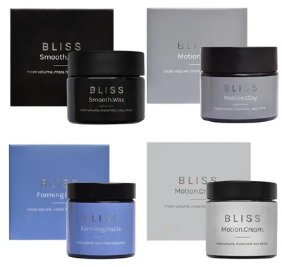 Zdjęcie produktu dla Bliss Zestaw 4 Past: Forming 60g + Clay 51g + Cream 60g + Wax 51g