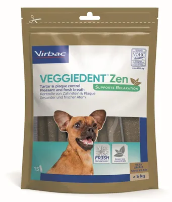 Produktbild von VIRBAC Veggiedent Zen XS - Hundeleckerli - 114g
