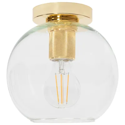 A close-up studio shot of a ceiling lamp.