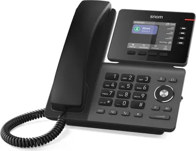 Obrázek produktu pro Snom D810W, IP telefon, Černá, IPS, 8,53 cm (3.36"), 100 - 8000 Hz, G.711alaw, G.711ulaw, G.722, G.723.1, G.726, G.729ab