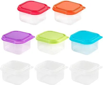 Immagine prodotto di Contenitori ermetici per congelatore, 8 pezzi, piccoli contenitori per alimenti