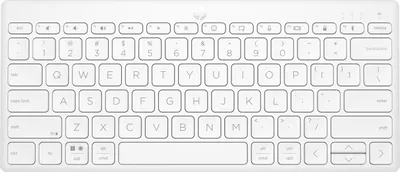 Zdjęcie produktu dla HP Klawiatura Bluetooth 350 Compact Multi-Device, Bezprzewodowy, Bluetooth, Mechaniczna, Biały