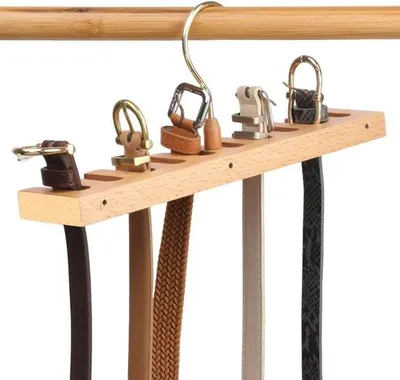 Produktbild von Famanu Riemhalter drehbar - 10 Plätze in Holzfarbe