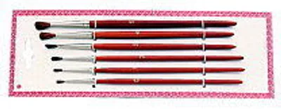 Produktbild von Qualitäts-Pinsel-Set Feinhaar 6tlg.