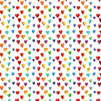 Produktbild von 20 Cocktailservietten Pride - Herzregen bunt 24x24cm