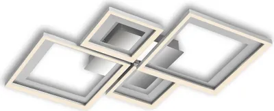 Produktbild von Briloner Leuchten FRAME - Wand-& Deckenleuchte - 3727019 - Stufenweise dimmbar - 3000K warmweiß - Memoryfunktion - Schwenkbar - 53 x 53 x 7,5 cm