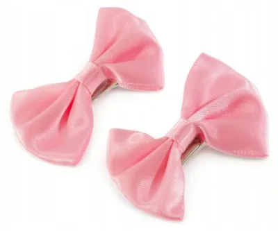 Produktbild von Stoff-Haarschleifen Rosa Haarschmuck für Damen