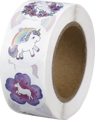 Produktbild von Einhorn Einhorn Aufkleber auf Rolle 500 Stück Titanum