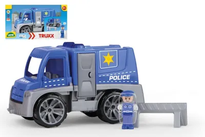Obrázek produktu pro Lena TRUXX 04455, Nákladní auto, Police, 2 rok/roky, Plast, Černá, Modrá, Šedá