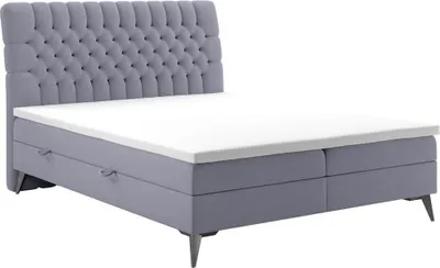 Zdjęcie produktu dla Chesterfield Bett Polster Design Luxus Doppelbett Schlafzimmer Boxspringbett
