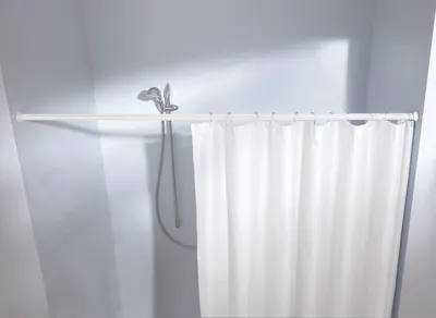 Produktbild von Kleine Wolke Federstange für Duschvorhänge 125 - 220 cm / Ø 2,5 cm / weiß