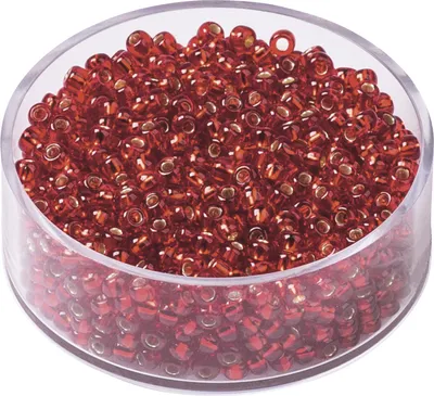 Produktbild von KNORR PRANDELL 213106152 Böhmische Rocailles Ø 25 mm Glas rot