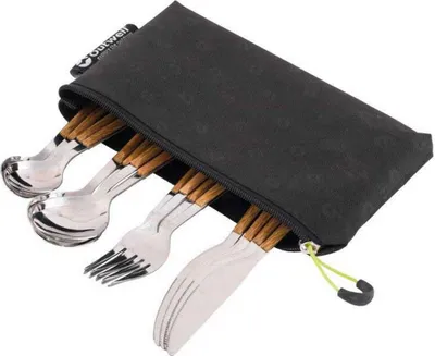 Produktbild von Outwell Pouch Deluxe Besteckset Braun Braun One Size