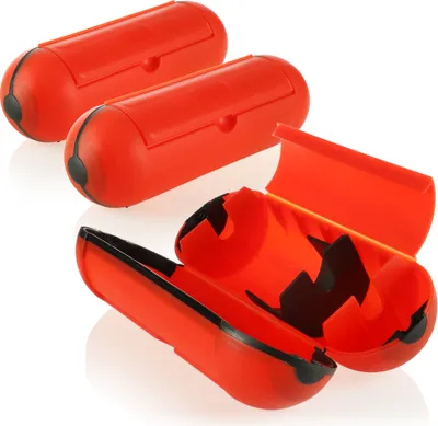 Obrázok produktu pre com-four® 3x ochranná skrinka pre zásuvkové pripojenie, ochranná skrinka pre vonkajšie a vnútorné použitie, ochranná skrinka pre predlžovacie káble, ochrana pre zástrčky a zásuvky s uzemnením – Ø 7 x 21 cm