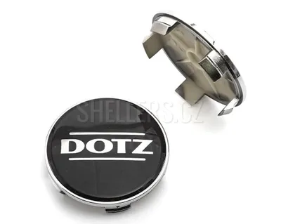 Obrázek produktu pro Středová krytka alu kola Ø 65/68mm, Dotz ZO2220F, plast, kovovým logem, grafitová