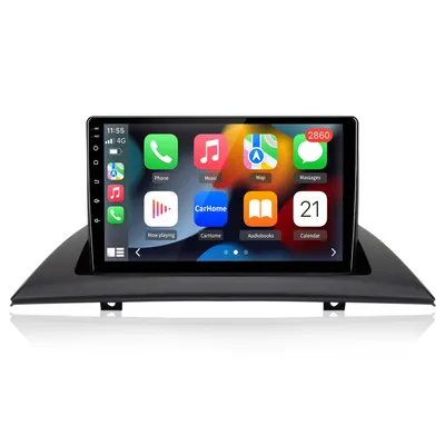 Produktbild von 9'' Android 15 Autoradio 4GB+64GB Octa-Core Carplay Android Auto Für BMW X3 E83 2004-2012 GPS Navi WIFI BT DAB+ SWC FM RDS DSP 2DIN USB