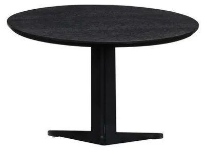 Image de Table basse Design Métal Bois Rond Or Canapé Table d'appoint Salon Tables