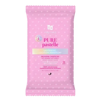 Obrázek produktu pro Intimní ubrousky AA Pro Jemnost a Ochrana Mikroflóry, 15 Kusů
