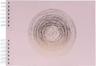 Produktbild von Exacompta Ellipse, Pink, 150 Blätter, Spiralbindung, Karton, Papier, 100 x 150 mm, Weiß