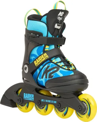 Produktbild von K2 Inline Skates Raider Pro Kinder Inlineskates blue yellow 30H0400 : 35 - 40 Größe - Schuhe: 35 - 40