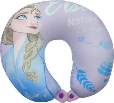 Zdjęcie produktu dla Dwustronna poduszka podróżna Frozen 2 - Elza