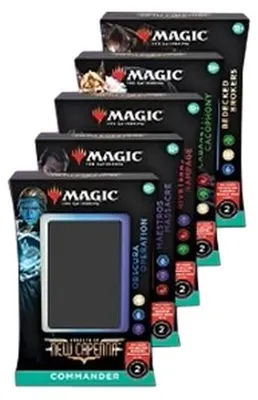 Produktbild von Magic: The Gathering - Streets of New Capenna Commander-Decks Display englisch, Sammelkarten