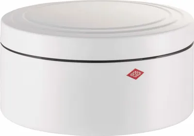 Produktbild von Wesco Gebäckdose Classic Line, Cookie Box, Keksdose, Stahlblech pulverbeschichtet, Weiß Matt, 4 Liter, 324402-74