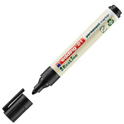 Obrázek produktu pro Edding 21 Ecoline permanentní popisovač 1,5-3 mm černý (10 per)