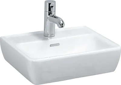 Produktbild von LAUFEN PRO A Handwaschbecken, 1 Hahnloch, mit Überlauf, 450x340mm, H8119510491041