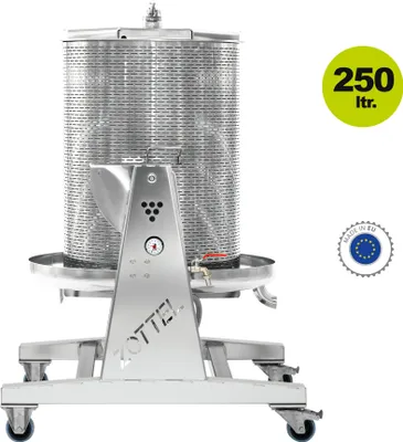 Produktbild von Zottel Wasserdruckpresse HPE 250 kippbar Edelstahl Hydropresse Maischepresse
