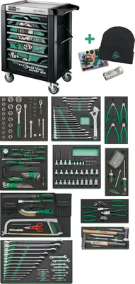 Produktbild von STAHLWILLE 98830242, 496 mm, 1020 mm, 111 kg, 250 Werkzeug