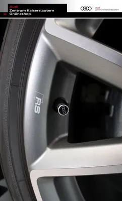 Produktbild von Audi Original Ventilkappen, für Gummi- und Stahlventile, Satz mit 4 Stück, ohne Ventile