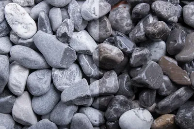 Produktbild von Donaukies 16-32 mm, Quarz, Grau, 20 kg Sack, für Garten und Beet