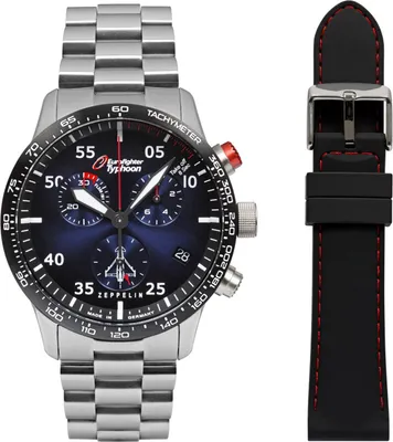 Produktbild von Zeppelin 7298M-3-Set Eurofighter Typhoon Quarz Herrenuhr 43mm 10ATM