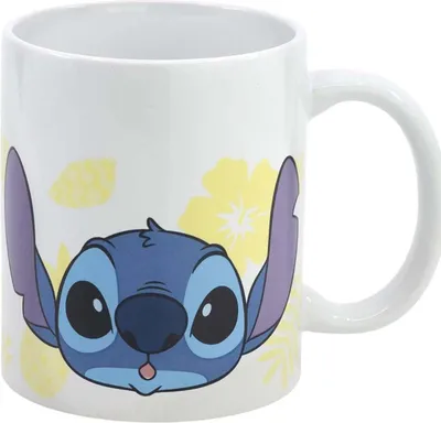 Zdjęcie produktu dla Disney Stitch – Klasyczny kubek ceramiczny (325 ml, licencjonowany, codzienny)