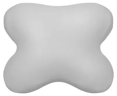 Produktbild von Bezug passend für Tempur OMBRACIO Schlafkissen, 60/56 x 50/48 cm, formbeständiger Jersey-Kissenbezug für Schmetterlingskissen, aus 100% Baumwolle, in Platin.