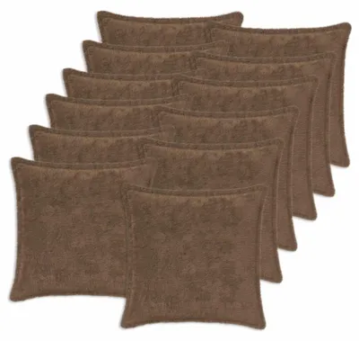 Immagine prodotto di vidaXL, copridivano 12 pezzi, modello HOUTEN, color beige chiaro, 50 x 50 cm