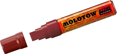 Produktbild von Molotow Acrylmarker ONE4ALL ACRYLIC 627HS 15 mm, Nr. 086, burgundrot