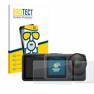 Produktbild von BROTECT Entspiegelungs Schutzglas für DJI Osmo Action 5 Pro (case-friendly) Schutzfolie Panzer Folie Glas Display Schutz matt