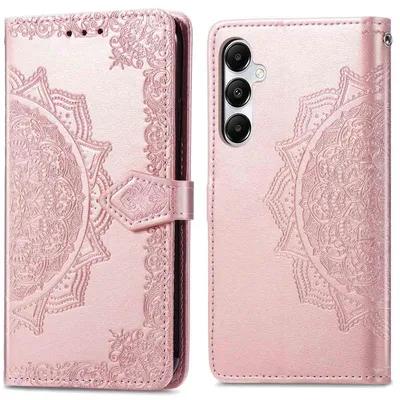 Immagine prodotto di Custodia a libro imoshion Mandala per Samsung Galaxy A55 - Oro rosa