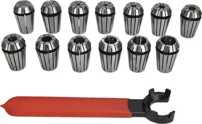 Obrázek produktu pro 13dílná sada upínacích kleští pro CNC gravírovací stroje, frézky, soustruhy, nástroje, závitníky a sklíčidla SKER2013PC03