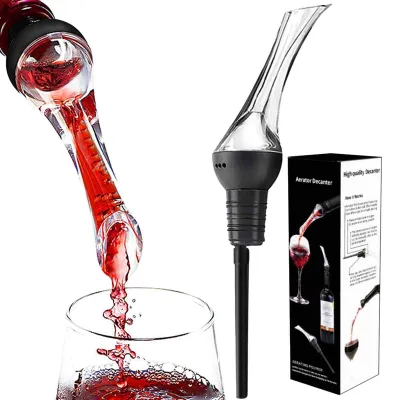 Weinbelüfter-Dekanter mit tropffreiem Ausgießer, Acryl