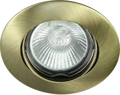 Image de Spot encastré DITO DT02B laiton satiné rond max. 35W sans ampoule orientable