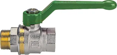 Produktbild von Messing Trinkwasser Kugelhahn mit Hebel - DVGW verschiedene Größen IG auf AG : 3/8" DN10