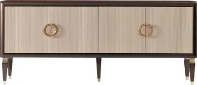 Immagine prodotto di Elegante credenza con ampio spazio di archiviazione ed eleganti accenti dorati