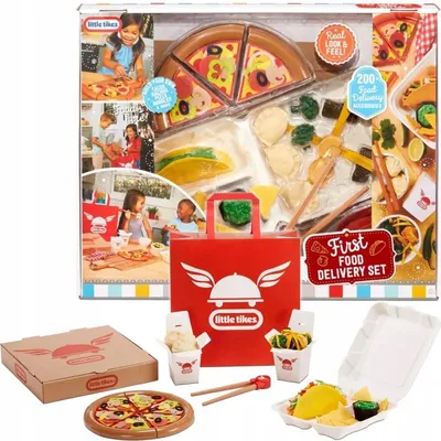 Productafbeelding van Little Tikes Eerste Maaltijdbezorgset, Keuken en eten, geschikt voor kinderen vanaf 3 jaar