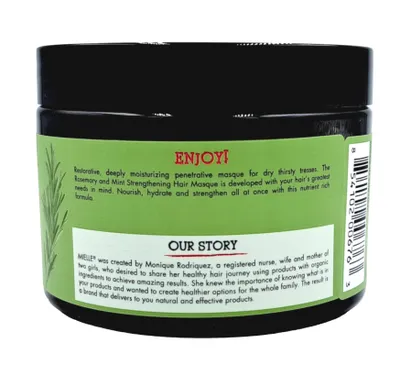 Zdjęcie produktu dla Mielle Rosemary Mint Strengthening Hair Masque maska wzmacniająca do wszystkich rodzajów włosów 340 g