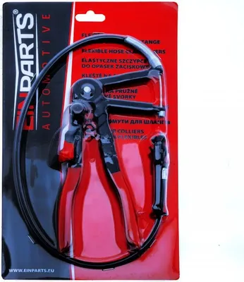 Produktbild von Seilzug-Kabelklemmenzange 690 mm Kabellänge, 42 mm Arbeitsbereich für Federklemmen an Kraftstoff- und Kühlmittelschläuchen